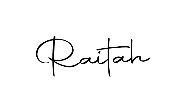 Make a beautiful signature design for name Raitah. With this signature (Autography-DOLnW) style, you can create a handwritten signature for free. Raitah signature style 10 images and pictures png