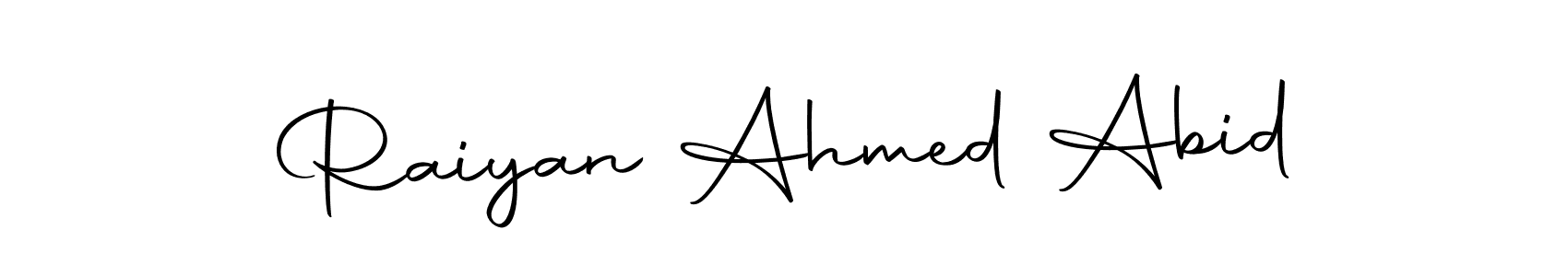 Also You can easily find your signature by using the search form. We will create Raiyan Ahmed Abid name handwritten signature images for you free of cost using Autography-DOLnW sign style. Raiyan Ahmed Abid signature style 10 images and pictures png