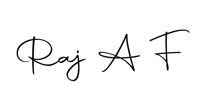 Make a beautiful signature design for name Raj A F. Use this online signature maker to create a handwritten signature for free. Raj A F signature style 10 images and pictures png