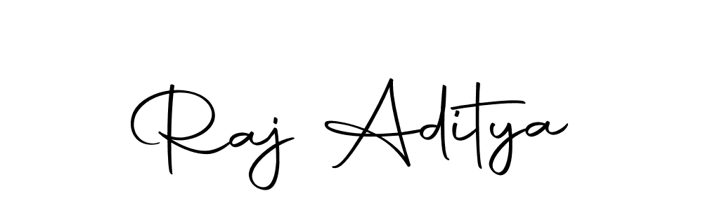 Design your own signature with our free online signature maker. With this signature software, you can create a handwritten (Autography-DOLnW) signature for name Raj Aditya. Raj Aditya signature style 10 images and pictures png