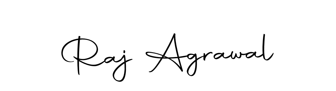 Create a beautiful signature design for name Raj Agrawal. With this signature (Autography-DOLnW) fonts, you can make a handwritten signature for free. Raj Agrawal signature style 10 images and pictures png