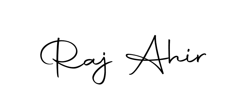 Create a beautiful signature design for name Raj Ahir. With this signature (Autography-DOLnW) fonts, you can make a handwritten signature for free. Raj Ahir signature style 10 images and pictures png