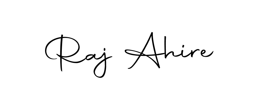 Here are the top 10 professional signature styles for the name Raj Ahire. These are the best autograph styles you can use for your name. Raj Ahire signature style 10 images and pictures png