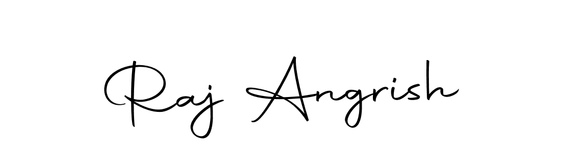 if you are searching for the best signature style for your name Raj Angrish. so please give up your signature search. here we have designed multiple signature styles  using Autography-DOLnW. Raj Angrish signature style 10 images and pictures png