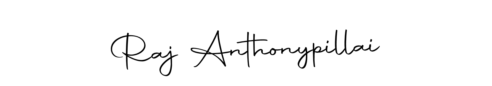Raj Anthonypillai stylish signature style. Best Handwritten Sign (Autography-DOLnW) for my name. Handwritten Signature Collection Ideas for my name Raj Anthonypillai. Raj Anthonypillai signature style 10 images and pictures png