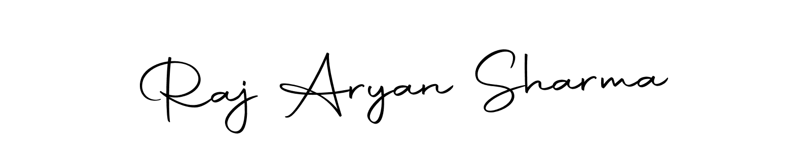 Create a beautiful signature design for name Raj Aryan Sharma. With this signature (Autography-DOLnW) fonts, you can make a handwritten signature for free. Raj Aryan Sharma signature style 10 images and pictures png