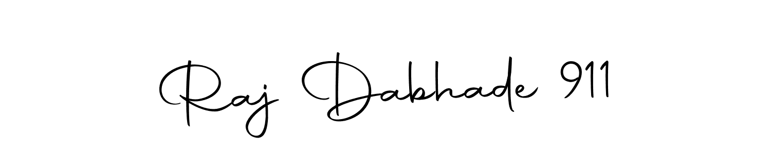 Create a beautiful signature design for name Raj Dabhade 911. With this signature (Autography-DOLnW) fonts, you can make a handwritten signature for free. Raj Dabhade 911 signature style 10 images and pictures png