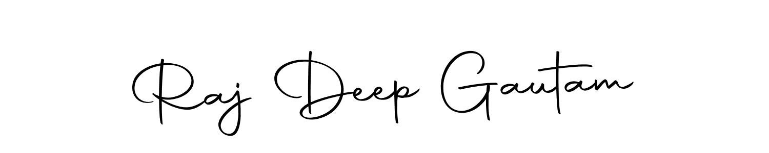 Use a signature maker to create a handwritten signature online. With this signature software, you can design (Autography-DOLnW) your own signature for name Raj Deep Gautam. Raj Deep Gautam signature style 10 images and pictures png