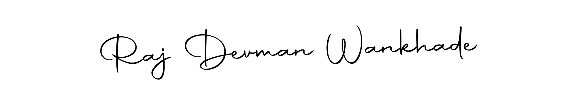 Make a beautiful signature design for name Raj Devman Wankhade. Use this online signature maker to create a handwritten signature for free. Raj Devman Wankhade signature style 10 images and pictures png