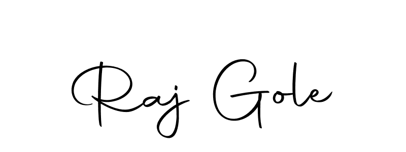 Make a beautiful signature design for name Raj Gole. Use this online signature maker to create a handwritten signature for free. Raj Gole signature style 10 images and pictures png