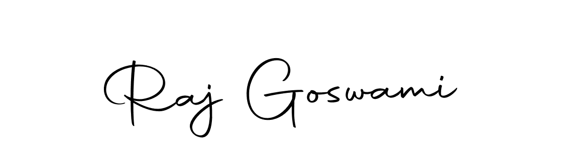 Raj Goswami stylish signature style. Best Handwritten Sign (Autography-DOLnW) for my name. Handwritten Signature Collection Ideas for my name Raj Goswami. Raj Goswami signature style 10 images and pictures png