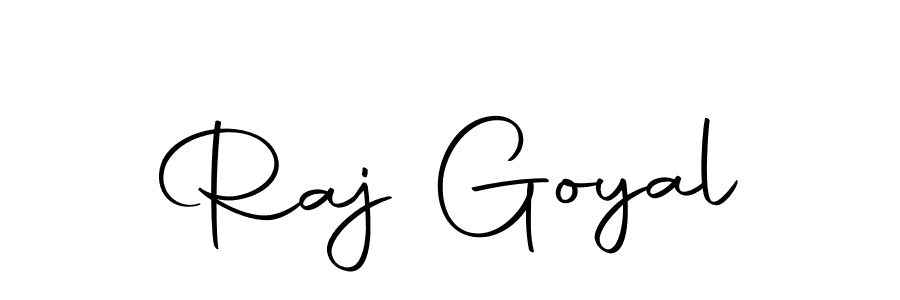 How to make Raj Goyal signature? Autography-DOLnW is a professional autograph style. Create handwritten signature for Raj Goyal name. Raj Goyal signature style 10 images and pictures png