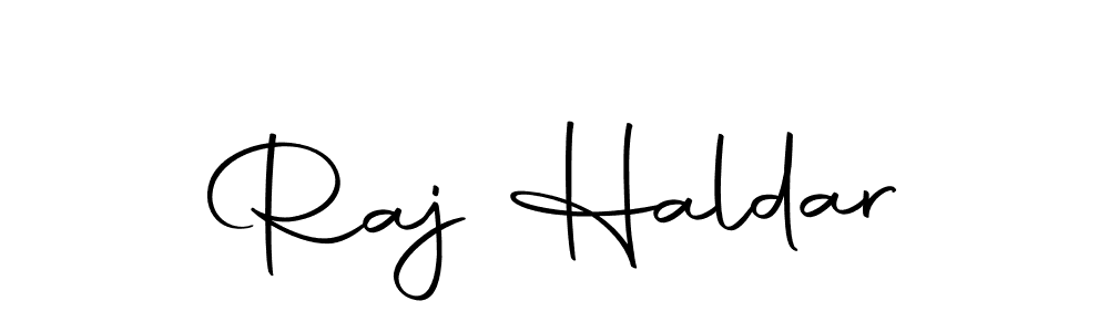 Make a beautiful signature design for name Raj Haldar. With this signature (Autography-DOLnW) style, you can create a handwritten signature for free. Raj Haldar signature style 10 images and pictures png