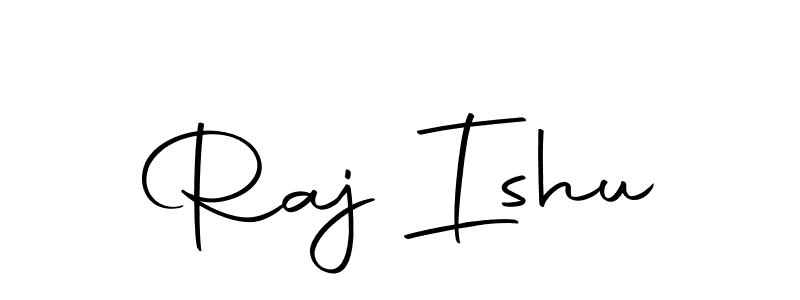 You should practise on your own different ways (Autography-DOLnW) to write your name (Raj Ishu) in signature. don't let someone else do it for you. Raj Ishu signature style 10 images and pictures png