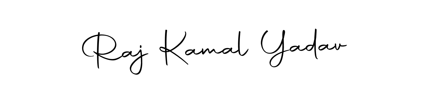 How to make Raj Kamal Yadav name signature. Use Autography-DOLnW style for creating short signs online. This is the latest handwritten sign. Raj Kamal Yadav signature style 10 images and pictures png