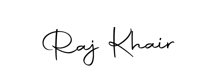 Make a beautiful signature design for name Raj Khair. With this signature (Autography-DOLnW) style, you can create a handwritten signature for free. Raj Khair signature style 10 images and pictures png