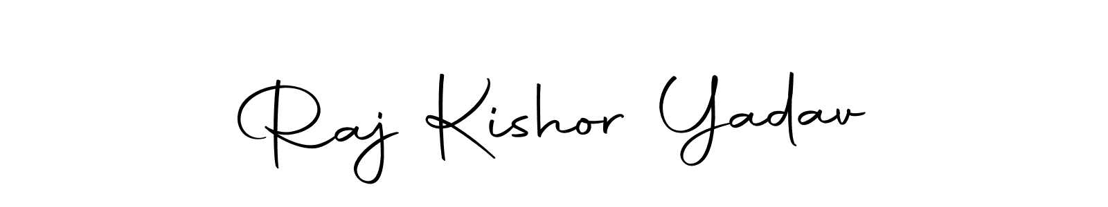 Make a short Raj Kishor Yadav signature style. Manage your documents anywhere anytime using Autography-DOLnW. Create and add eSignatures, submit forms, share and send files easily. Raj Kishor Yadav signature style 10 images and pictures png