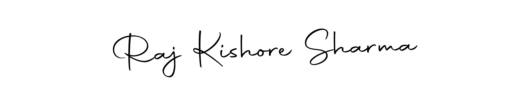 You can use this online signature creator to create a handwritten signature for the name Raj Kishore Sharma. This is the best online autograph maker. Raj Kishore Sharma signature style 10 images and pictures png