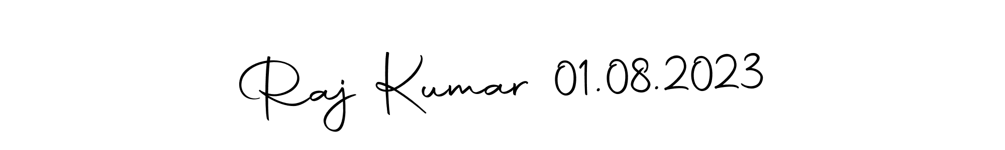 Use a signature maker to create a handwritten signature online. With this signature software, you can design (Autography-DOLnW) your own signature for name Raj Kumar 01.08.2023. Raj Kumar 01.08.2023 signature style 10 images and pictures png
