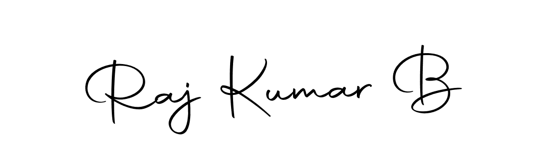 Design your own signature with our free online signature maker. With this signature software, you can create a handwritten (Autography-DOLnW) signature for name Raj Kumar B. Raj Kumar B signature style 10 images and pictures png