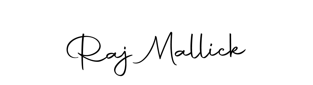 How to make Raj Mallick name signature. Use Autography-DOLnW style for creating short signs online. This is the latest handwritten sign. Raj Mallick signature style 10 images and pictures png