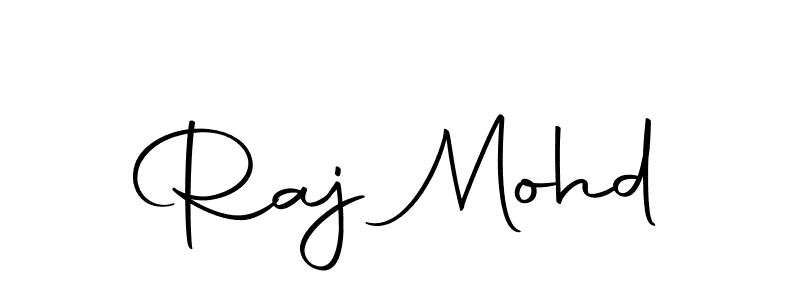 Design your own signature with our free online signature maker. With this signature software, you can create a handwritten (Autography-DOLnW) signature for name Raj Mohd. Raj Mohd signature style 10 images and pictures png