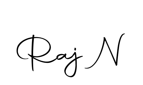 It looks lik you need a new signature style for name Raj N. Design unique handwritten (Autography-DOLnW) signature with our free signature maker in just a few clicks. Raj N signature style 10 images and pictures png