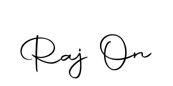 Here are the top 10 professional signature styles for the name Raj On. These are the best autograph styles you can use for your name. Raj On signature style 10 images and pictures png