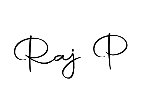 Use a signature maker to create a handwritten signature online. With this signature software, you can design (Autography-DOLnW) your own signature for name Raj P. Raj P signature style 10 images and pictures png