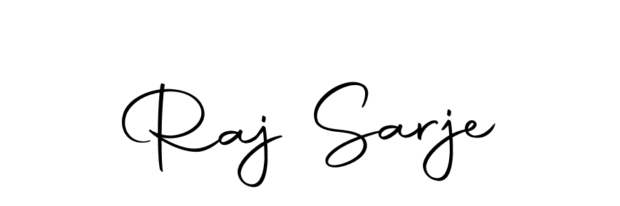 Make a beautiful signature design for name Raj Sarje. With this signature (Autography-DOLnW) style, you can create a handwritten signature for free. Raj Sarje signature style 10 images and pictures png