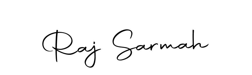 You should practise on your own different ways (Autography-DOLnW) to write your name (Raj Sarmah) in signature. don't let someone else do it for you. Raj Sarmah signature style 10 images and pictures png