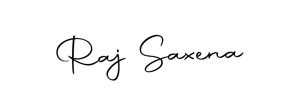 Raj Saxena stylish signature style. Best Handwritten Sign (Autography-DOLnW) for my name. Handwritten Signature Collection Ideas for my name Raj Saxena. Raj Saxena signature style 10 images and pictures png