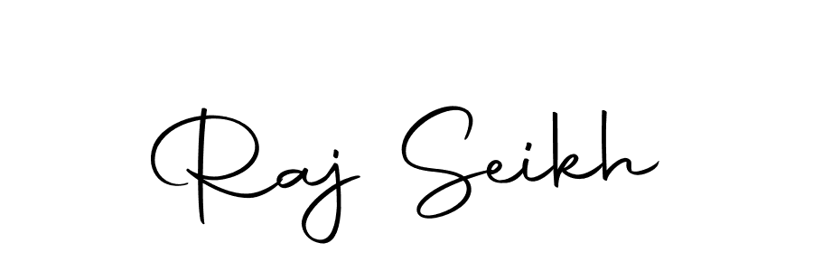 Use a signature maker to create a handwritten signature online. With this signature software, you can design (Autography-DOLnW) your own signature for name Raj Seikh. Raj Seikh signature style 10 images and pictures png