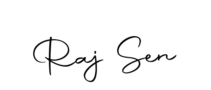 Design your own signature with our free online signature maker. With this signature software, you can create a handwritten (Autography-DOLnW) signature for name Raj Sen. Raj Sen signature style 10 images and pictures png