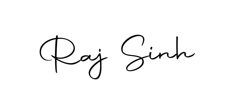 Create a beautiful signature design for name Raj Sinh. With this signature (Autography-DOLnW) fonts, you can make a handwritten signature for free. Raj Sinh signature style 10 images and pictures png