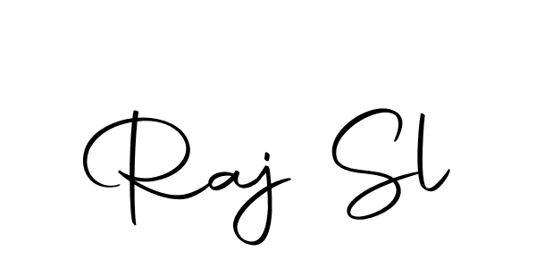 You should practise on your own different ways (Autography-DOLnW) to write your name (Raj Sl) in signature. don't let someone else do it for you. Raj Sl signature style 10 images and pictures png