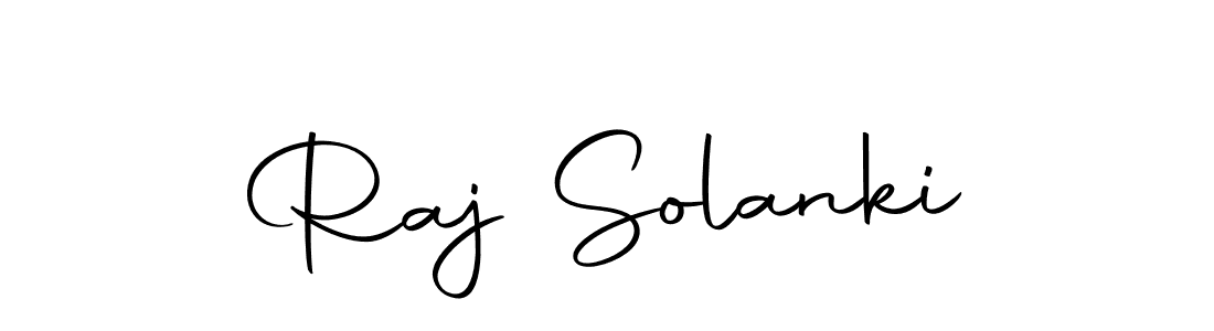 Create a beautiful signature design for name Raj Solanki. With this signature (Autography-DOLnW) fonts, you can make a handwritten signature for free. Raj Solanki signature style 10 images and pictures png