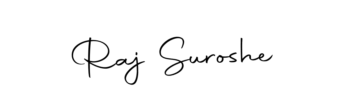 Make a beautiful signature design for name Raj Suroshe. With this signature (Autography-DOLnW) style, you can create a handwritten signature for free. Raj Suroshe signature style 10 images and pictures png