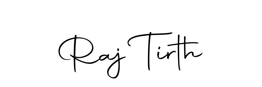 Create a beautiful signature design for name Raj Tirth. With this signature (Autography-DOLnW) fonts, you can make a handwritten signature for free. Raj Tirth signature style 10 images and pictures png