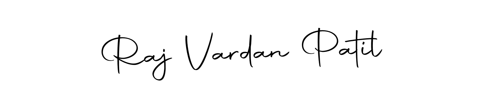 You should practise on your own different ways (Autography-DOLnW) to write your name (Raj Vardan Patil) in signature. don't let someone else do it for you. Raj Vardan Patil signature style 10 images and pictures png