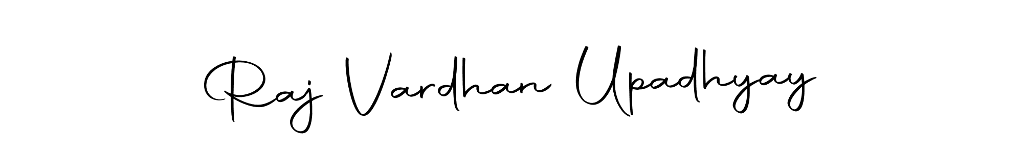 You can use this online signature creator to create a handwritten signature for the name Raj Vardhan Upadhyay. This is the best online autograph maker. Raj Vardhan Upadhyay signature style 10 images and pictures png