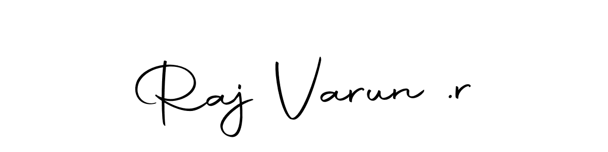 Design your own signature with our free online signature maker. With this signature software, you can create a handwritten (Autography-DOLnW) signature for name Raj Varun .r. Raj Varun .r signature style 10 images and pictures png