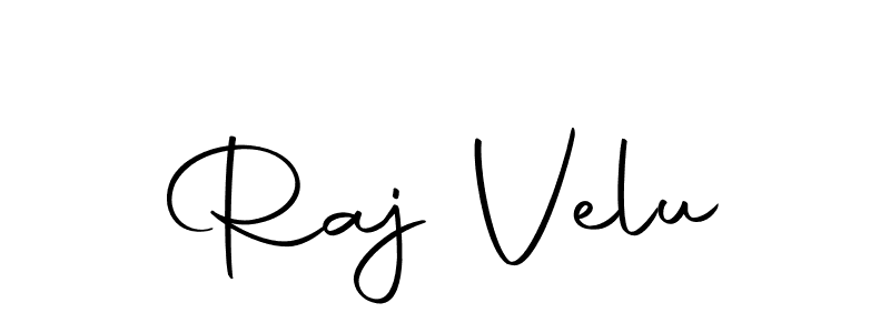 Create a beautiful signature design for name Raj Velu. With this signature (Autography-DOLnW) fonts, you can make a handwritten signature for free. Raj Velu signature style 10 images and pictures png