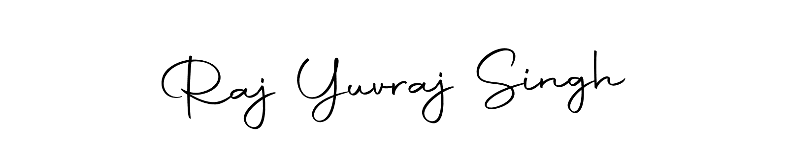 How to make Raj Yuvraj Singh name signature. Use Autography-DOLnW style for creating short signs online. This is the latest handwritten sign. Raj Yuvraj Singh signature style 10 images and pictures png