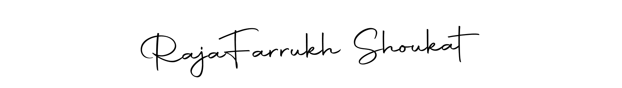 Use a signature maker to create a handwritten signature online. With this signature software, you can design (Autography-DOLnW) your own signature for name Raja  Farrukh Shoukat. Raja  Farrukh Shoukat signature style 10 images and pictures png