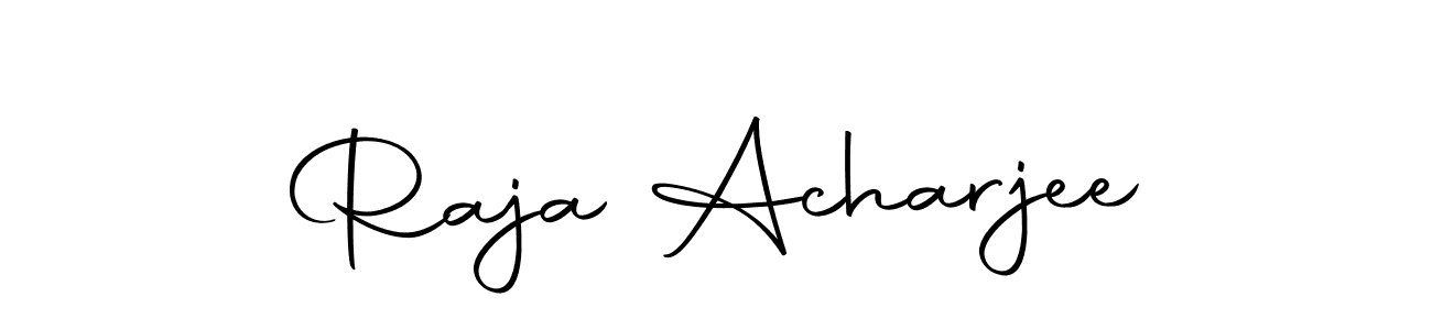 Raja Acharjee stylish signature style. Best Handwritten Sign (Autography-DOLnW) for my name. Handwritten Signature Collection Ideas for my name Raja Acharjee. Raja Acharjee signature style 10 images and pictures png