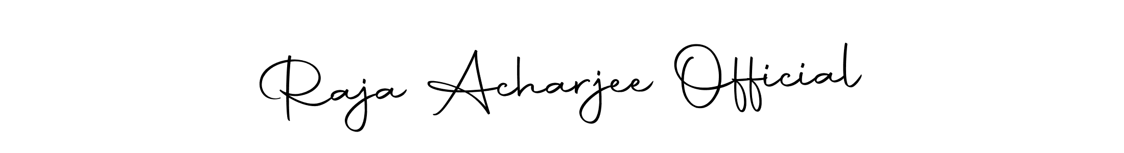Here are the top 10 professional signature styles for the name Raja Acharjee Official. These are the best autograph styles you can use for your name. Raja Acharjee Official signature style 10 images and pictures png