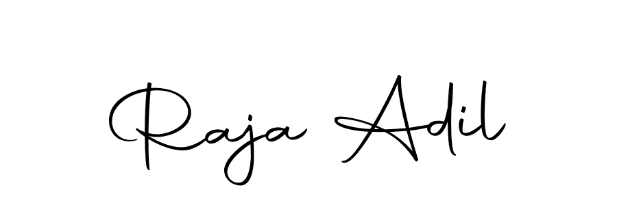 Create a beautiful signature design for name Raja Adil. With this signature (Autography-DOLnW) fonts, you can make a handwritten signature for free. Raja Adil signature style 10 images and pictures png