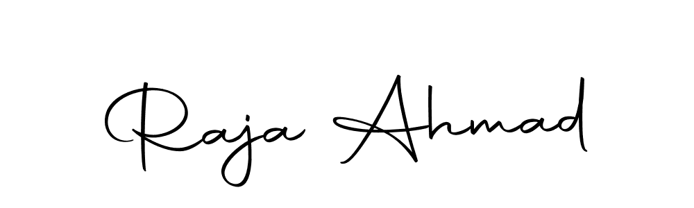 Make a beautiful signature design for name Raja Ahmad. Use this online signature maker to create a handwritten signature for free. Raja Ahmad signature style 10 images and pictures png