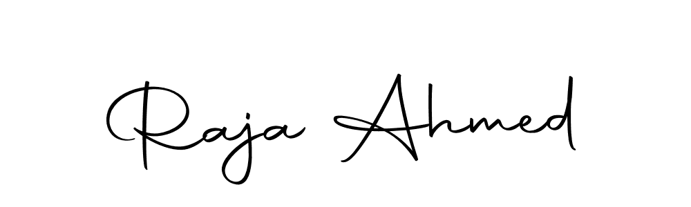 You should practise on your own different ways (Autography-DOLnW) to write your name (Raja Ahmed) in signature. don't let someone else do it for you. Raja Ahmed signature style 10 images and pictures png